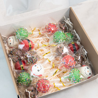 Ho Ho Ho! Merry Christmas | Christmas Cake Pop Assorted 20 pieces | $78.80 Nett