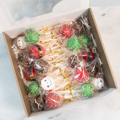 Ho Ho Ho! Merry Christmas | Christmas Cake Pop Assorted 20 pieces | $78.80 Nett