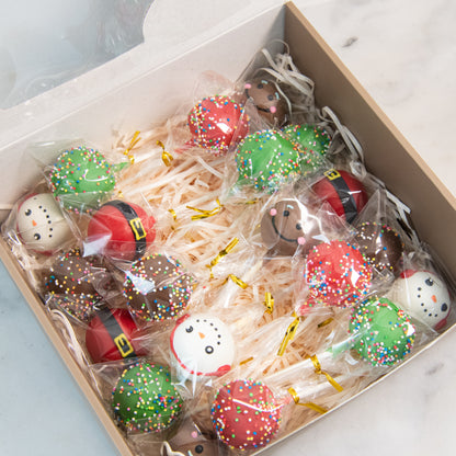 Ho Ho Ho! Merry Christmas | Christmas Cake Pop Assorted 20 pieces | $78.80 Nett