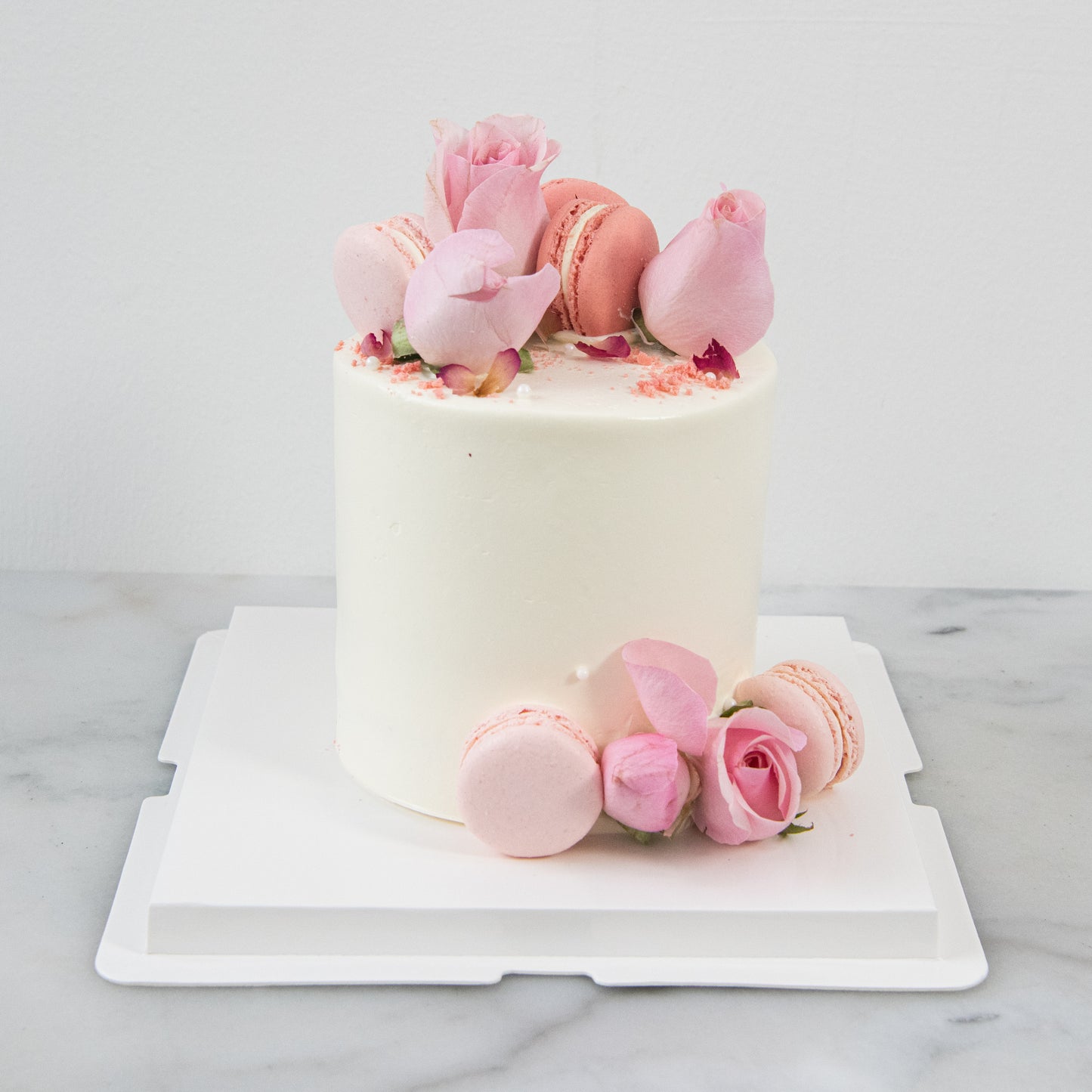 Customized Cake - Roses & Garden