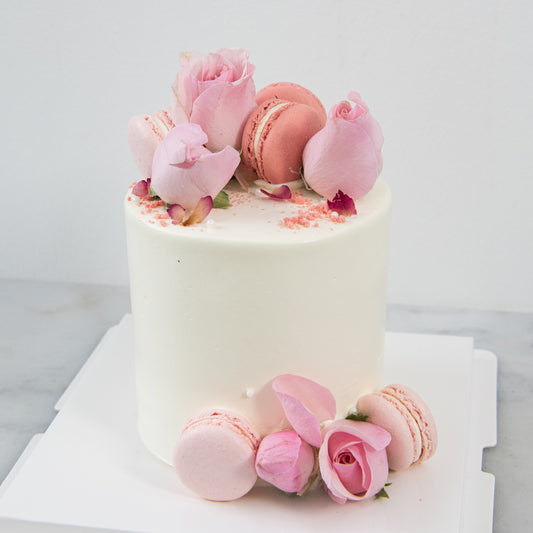 Customized Cake - Roses & Garden