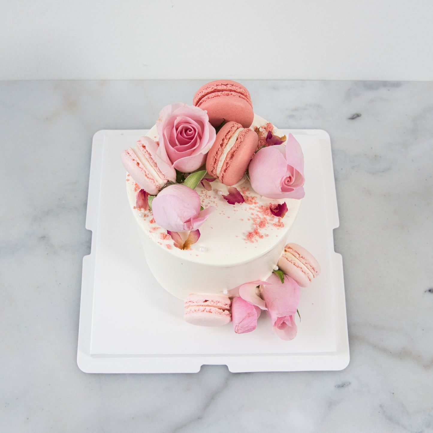 Customized Cake - Roses & Garden