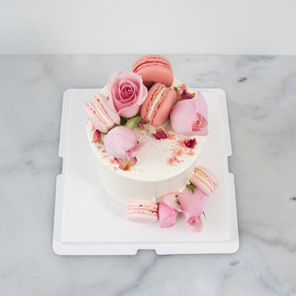 Customized Cake - Roses & Garden