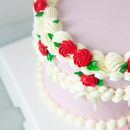 Customized Cake -Rose Floral Cake