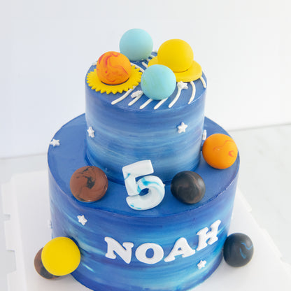 Customized Cake - Planets & Universe