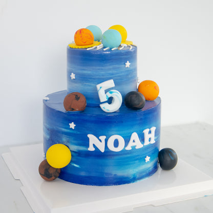 Customized Cake - Planets & Universe