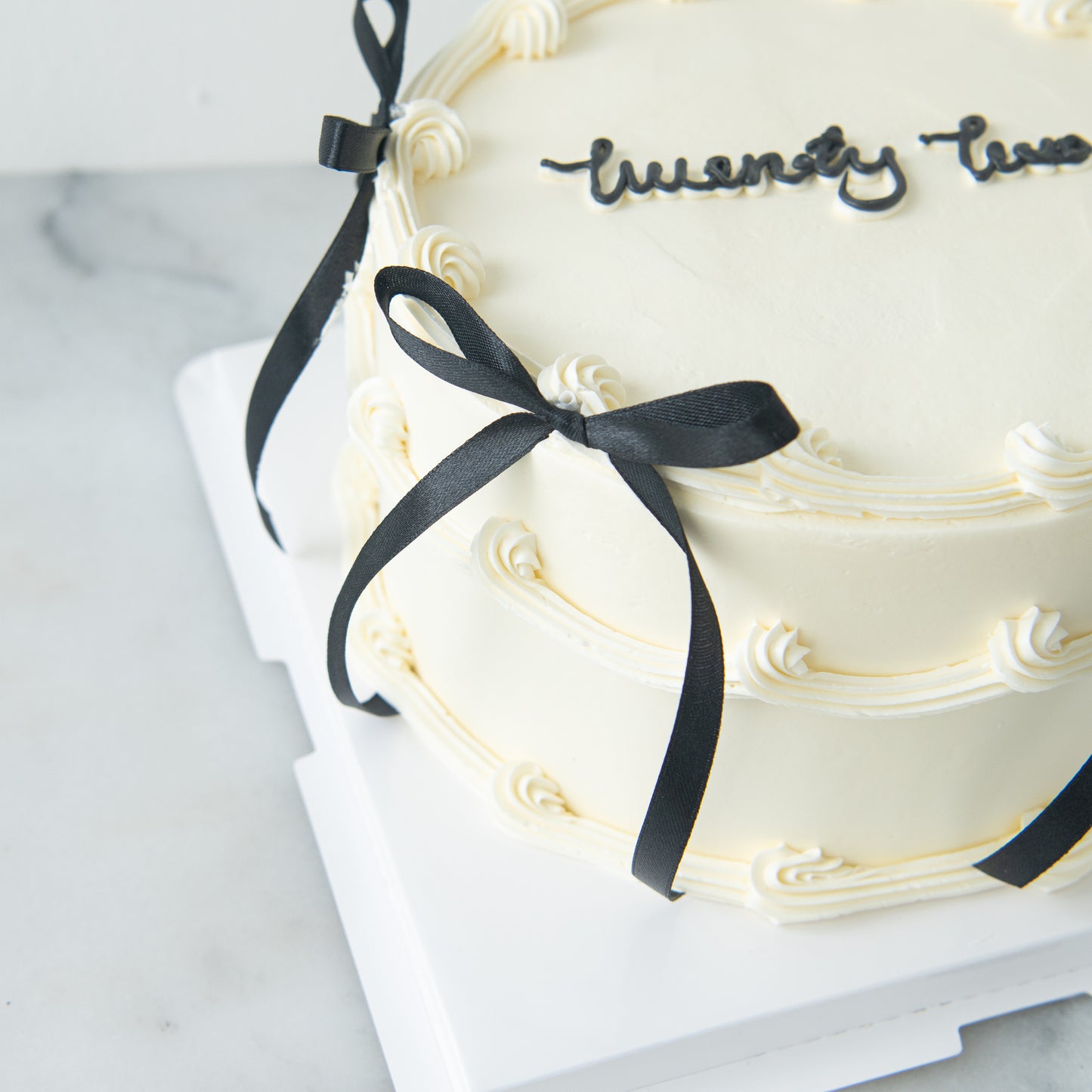 Customized Cake - Coquette Ribbon Cake