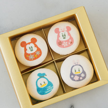 Happy New Year! | Disney New Year 4in1 Daruma Macaron Set | $13.90 Nett