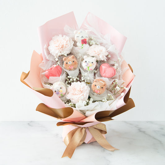 Happy Mom's Day | Sweet Loving macaron bouquet (ONLY AVAILABLE 11MAY & 12MAY)| $138 Nett