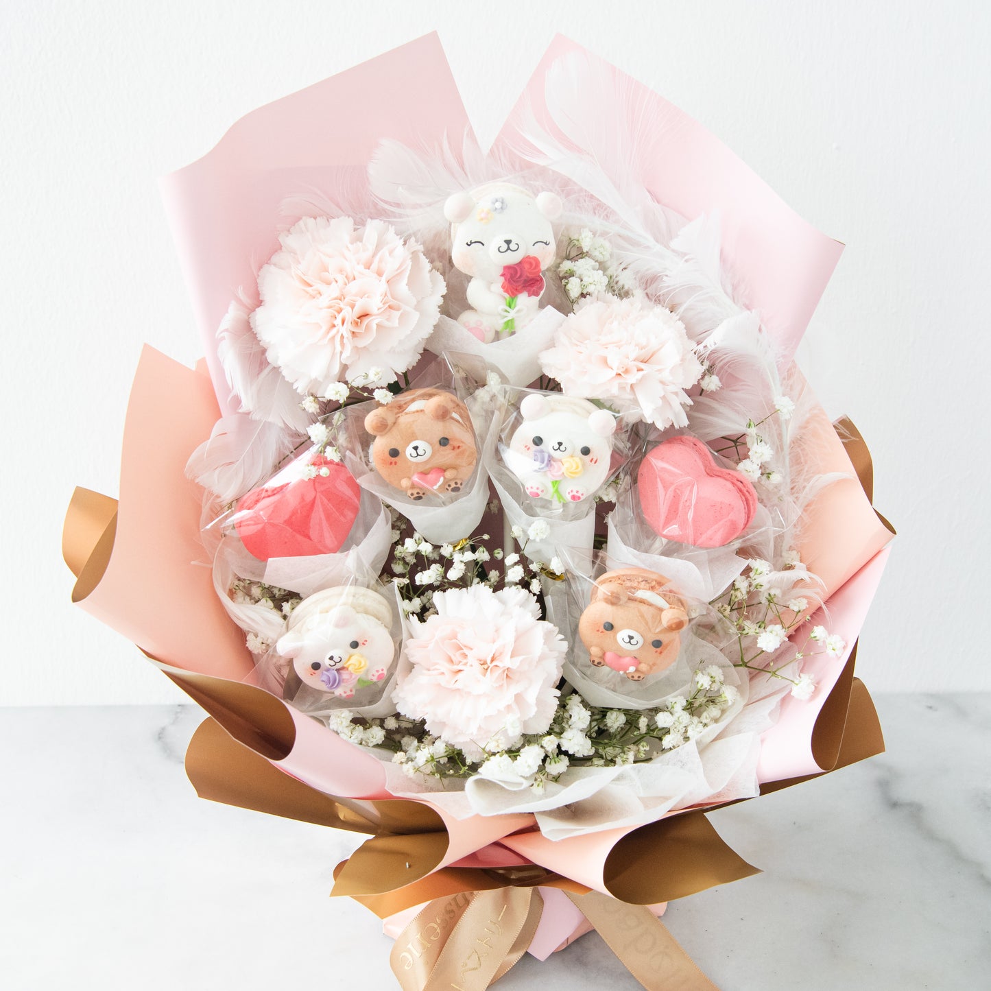 Happy Mom's Day | Sweet Loving macaron bouquet (ONLY AVAILABLE 11MAY & 12MAY)| $138 Nett