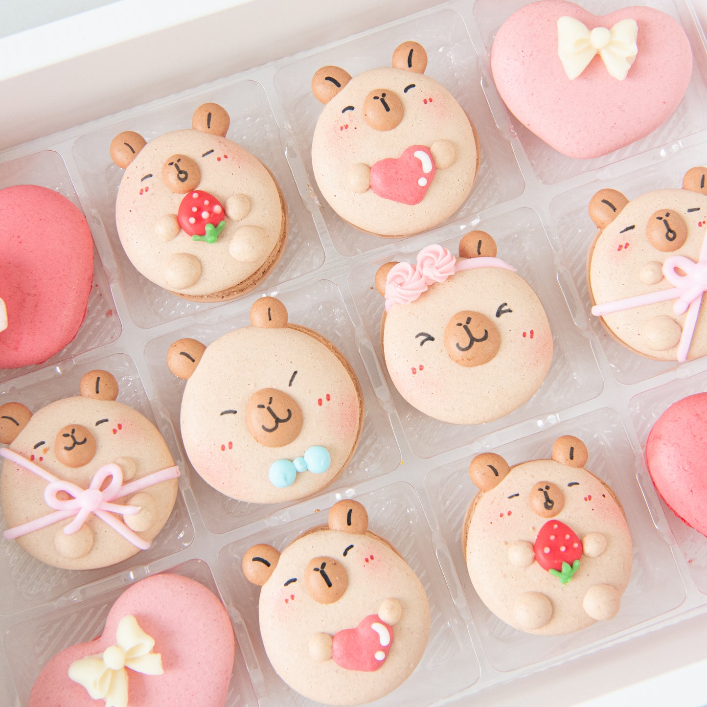 Happy Valentine's Day! | 12pc Lovely Capybara Macaron | $61.80 Nett