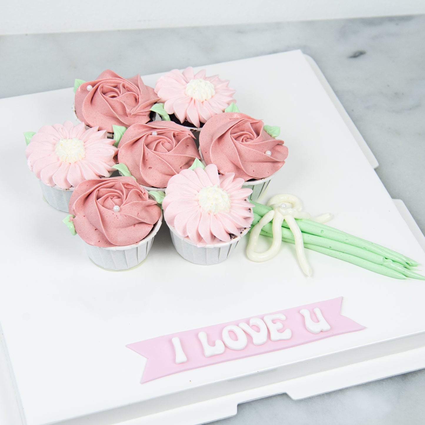 Happy Valentine's Day! | Just for you bouquet cupcake | $48.80 Nett