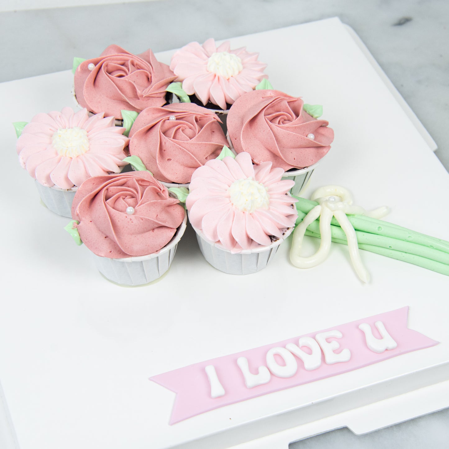 Happy Valentine's Day! | Just for you bouquet cupcake | $48.80 Nett