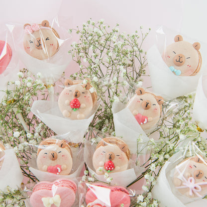 Happy Valentine's Day! | Be My Capybara Macaron Bouquet | $148 Nett