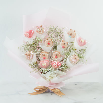 Happy Valentine's Day! | Be My Capybara Macaron Bouquet | $148 Nett