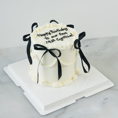 Customized Cake - Coquette Ribbon Cake