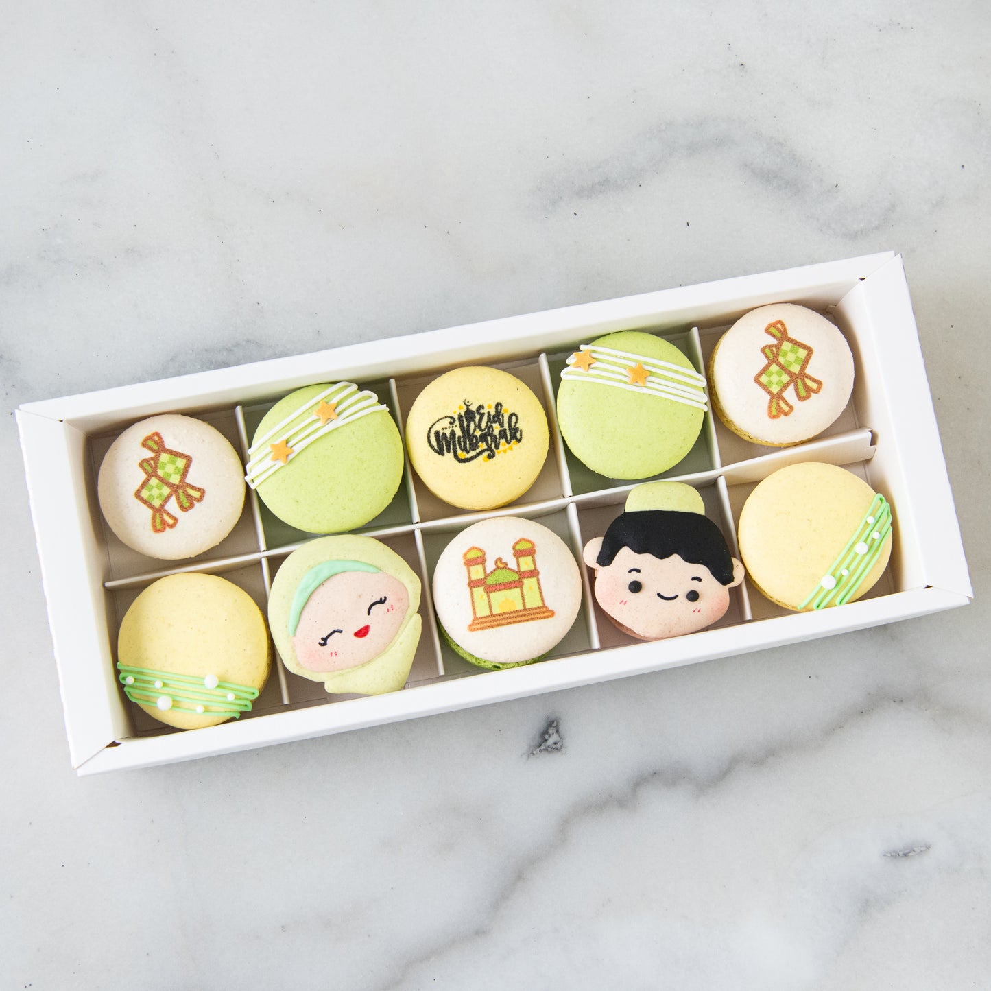 Happy Eid Mubarak! | Raya Delight 10in1 Macaron In Gift Box | $39.90 Nett