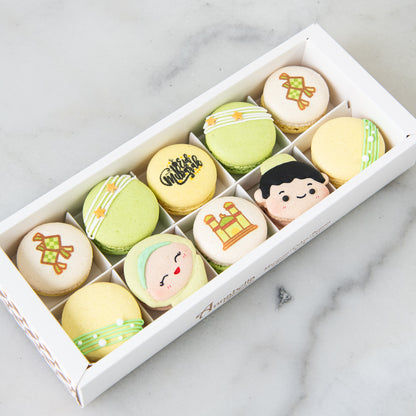 Happy Eid Mubarak! | Raya Delight 10in1 Macaron In Gift Box | $39.90 Nett