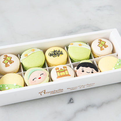 Happy Eid Mubarak! | Raya Delight 10in1 Macaron In Gift Box | $39.90 Nett