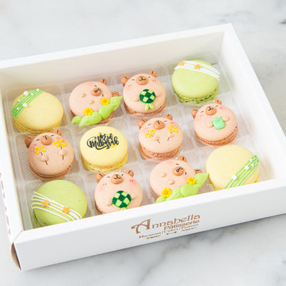 Happy Eid Mubarak! | Capybara Eid 12in1 Macaron Set In Gift Box | $61.80 Nett