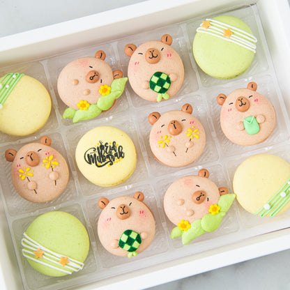 Happy Eid Mubarak! | Capybara Eid 12in1 Macaron Set In Gift Box | $61.80 Nett