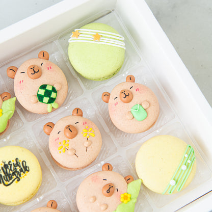 Happy Eid Mubarak! | Capybara Eid 12in1 Macaron Set In Gift Box | $61.80 Nett