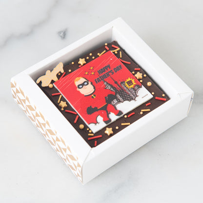 Happy Father's day! | Disney Incredible Dad Petite Brownie 8x8 | $9.80 Nett