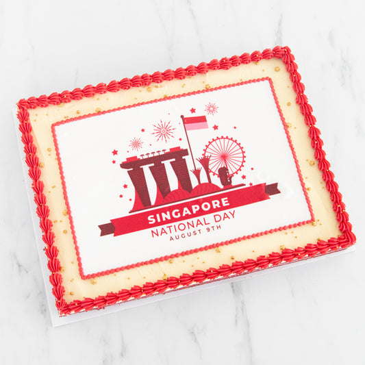 Happy National Day | 9th of August Red Velvet Cake 2.5kg | $228 Nett