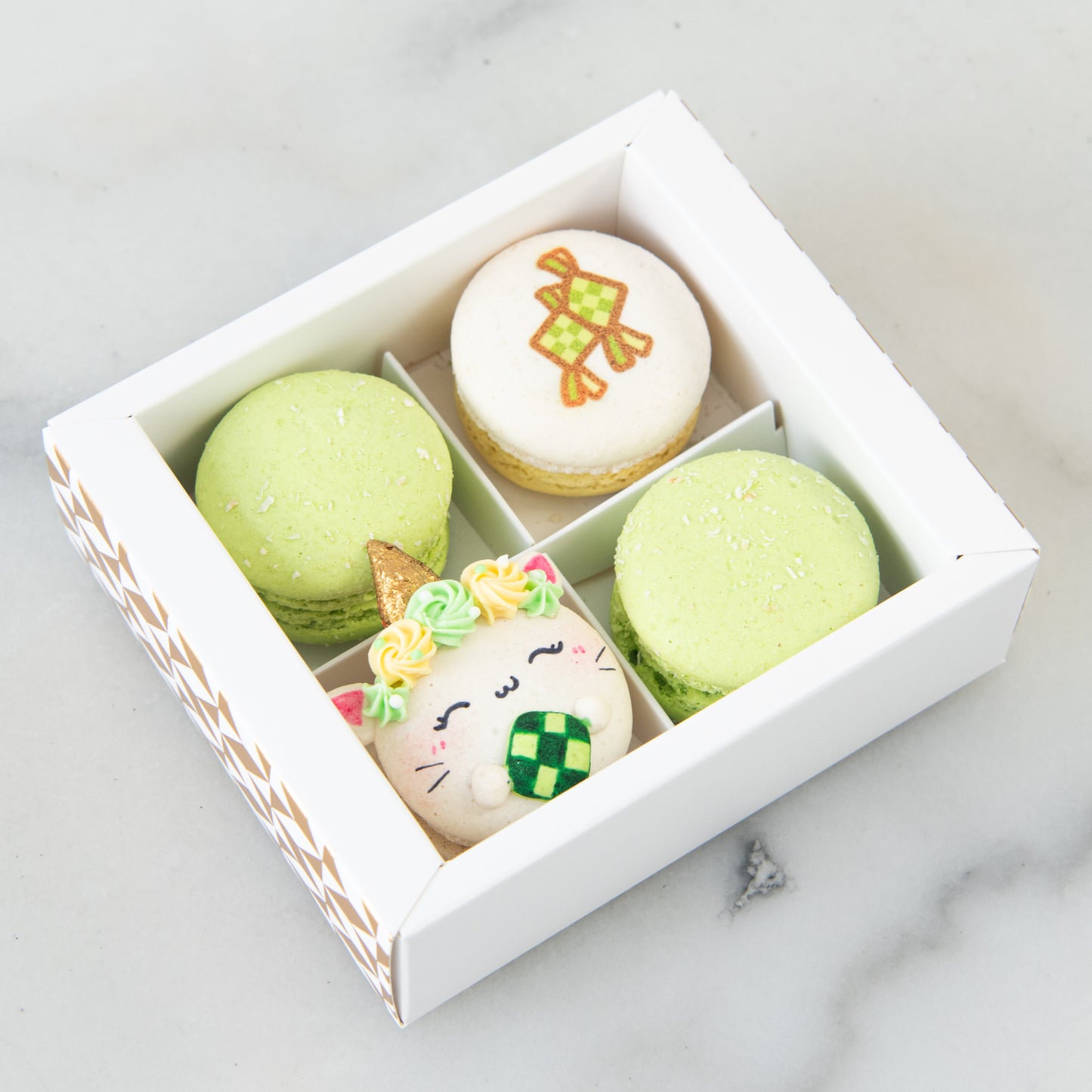 Happy Eid Mubarak! | Raya Caticorn 4in1 Macaron In Gift Box | $13.90 Nett Only