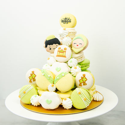 Happy Eid Mubarak! | Moon & Stars Macaron Tower | $158 Nett