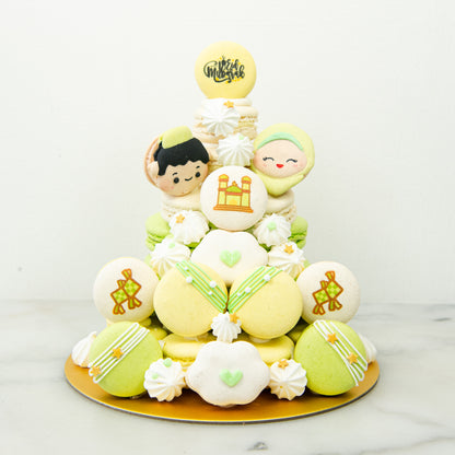 Happy Eid Mubarak! | Moon & Stars Macaron Tower | $158 Nett