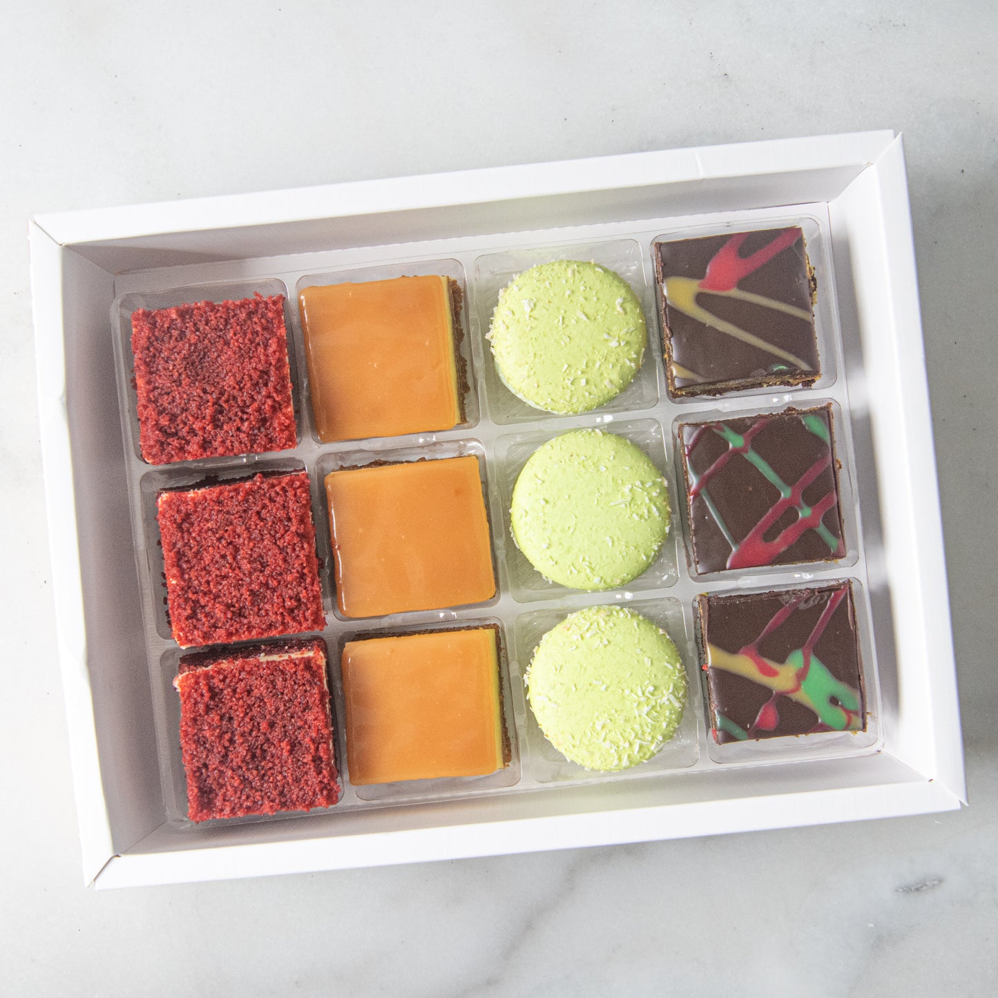 The Malayan Council Raya Collaboration | Special Raya Dessert Box: 4 Flavors 12 in One | $39.90 Nett Only