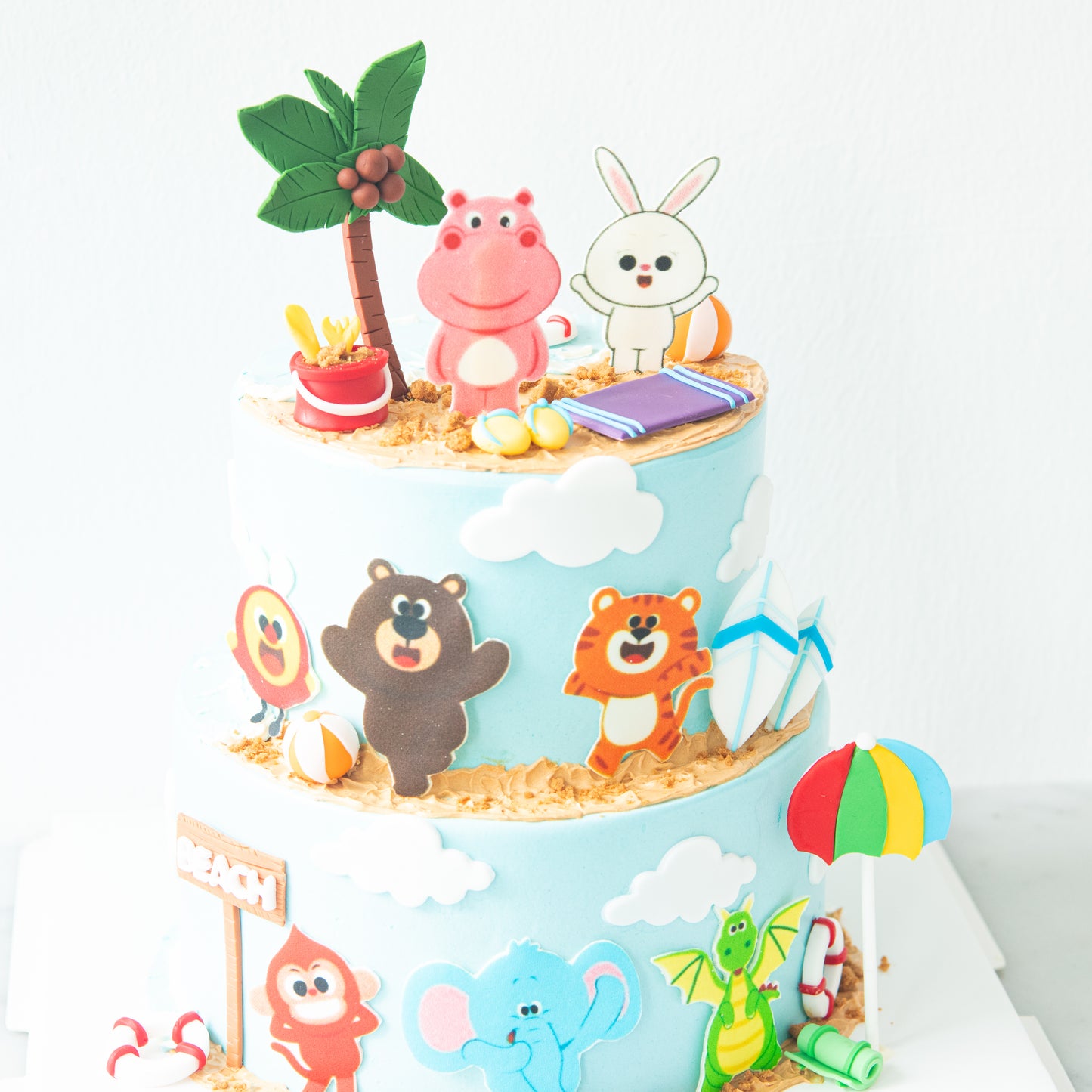 Customized Cake - Fun Animals