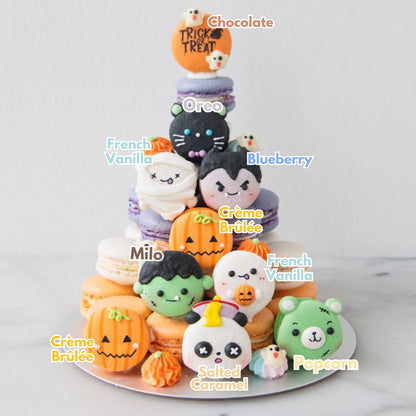 Happy Halloween | The monstrous gang Macaron Tower | $158 Nett