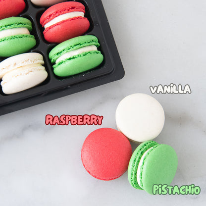 Ho Ho Ho! Merry Christmas | 20pcs Holiday Cheer Macarons | $53.80 Nett