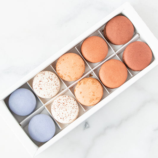 10pcs Classic Macarons (Premium2) in Gift Box and Paper Bag | Perfect Gift Choice