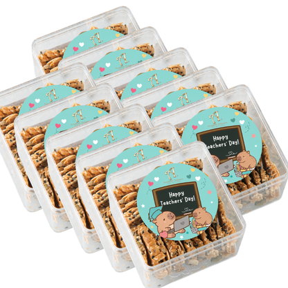 Happy Teacher's Day | Bundle x 10set Teacher's Temptations Florentine Cookies | $108