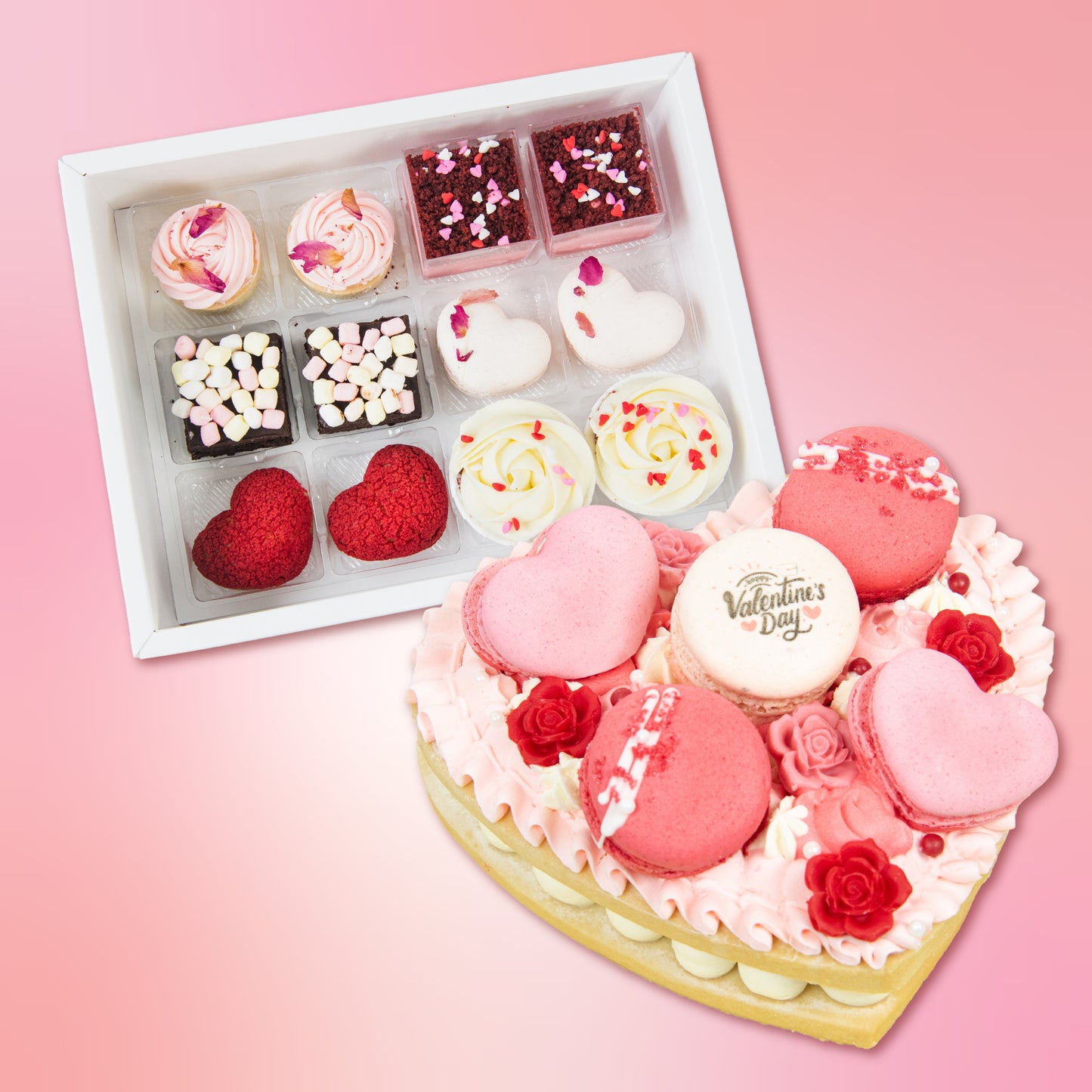 Happy Valentine's Day! | Bundle Gift : Eternal Love Tart +A Date with Sweets Dessert Box | $85.80 Nett