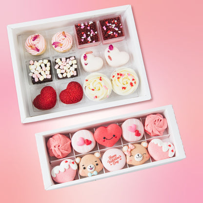 Happy Valentine's Day! | Bundle Gift : A Date with Sweets Dessert Box + Cupid's Romance 10in1 Macaron | $75.80 Nett