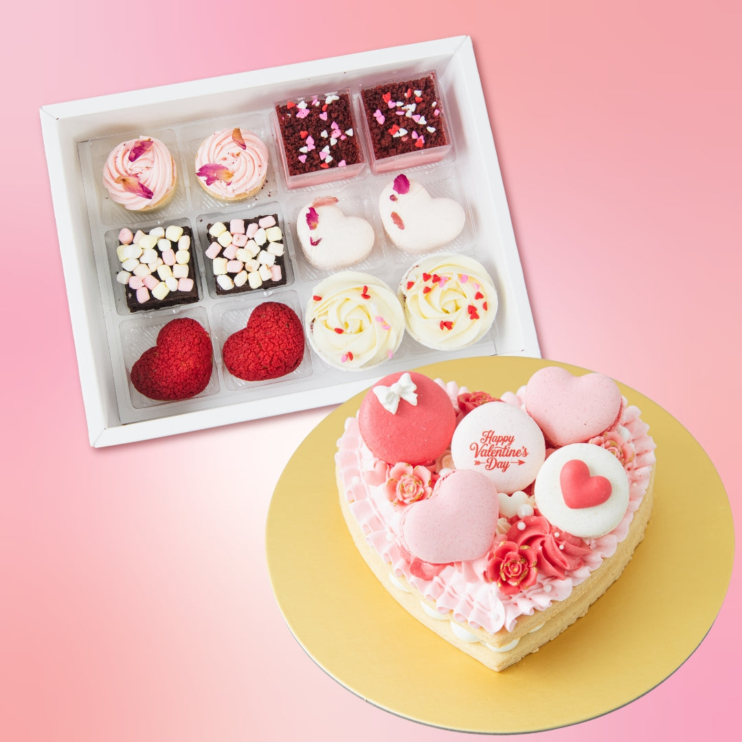 Happy Valentine's Day! | Bundle Gift : Eternal Love Tart +A Date with Sweets Dessert Box | $85.80 Nett
