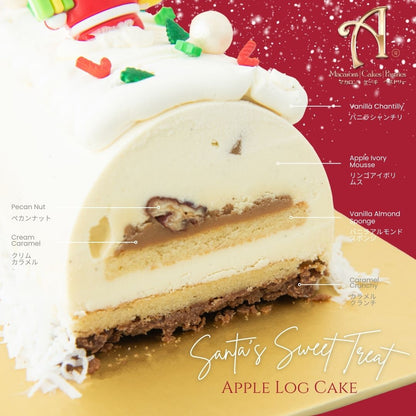 Ho ho ho! Merry Christmas | Santa’s Sweet Treat - Apple Log Cake 1kg | $68.80 Nett