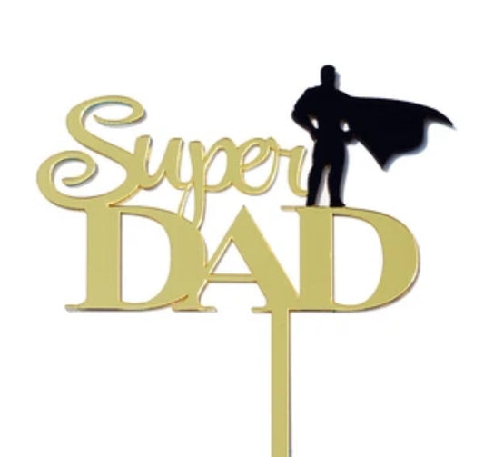 Super Dad Cake Topper  | $6.80 Only