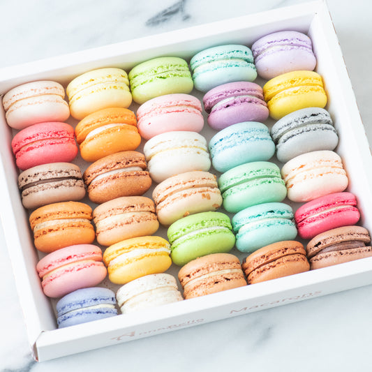 Sales | 30 pcs Classic & Premium Macarons in Gift Box and Paper Bag  | $68 Only
