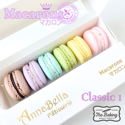Sales! 6PCS Macarons in Gift Box (Classic 1) |  Special Price S$9.90