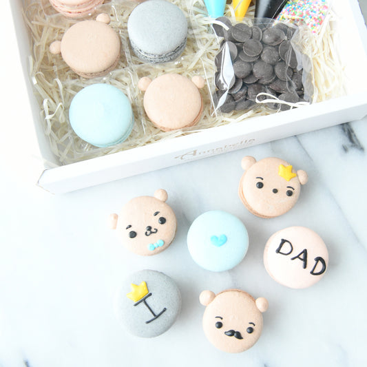 Happy Father's Day 2024! | DIY Papa Bear Macarons Set |  $19.90 Nett only