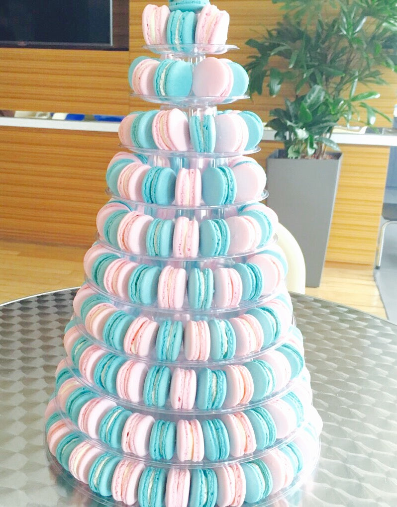10-Tier Grand Macaron Tower (200pcs Classic or Premium Macarons) | Includes Free Tower | Grand Luxury Display of Macarons