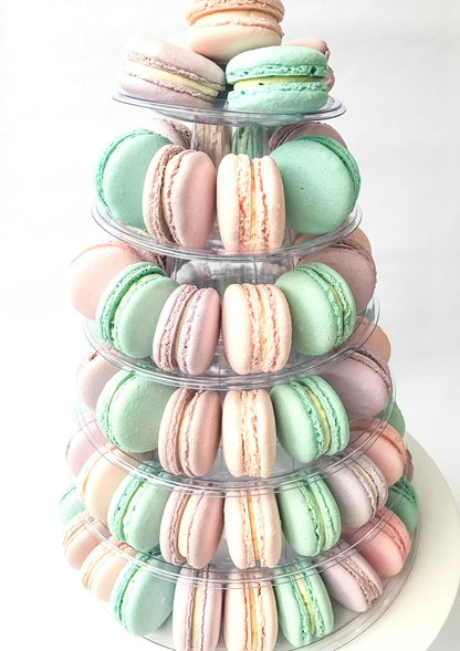 10-Tier Grand Macaron Tower (200pcs Classic or Premium or Marvelous Macarons) | Includes Free Tower | Grand Luxury Display of Macarons
