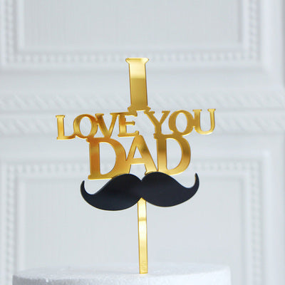 I ♥ Dad Cake Topper  | $6.80 Only