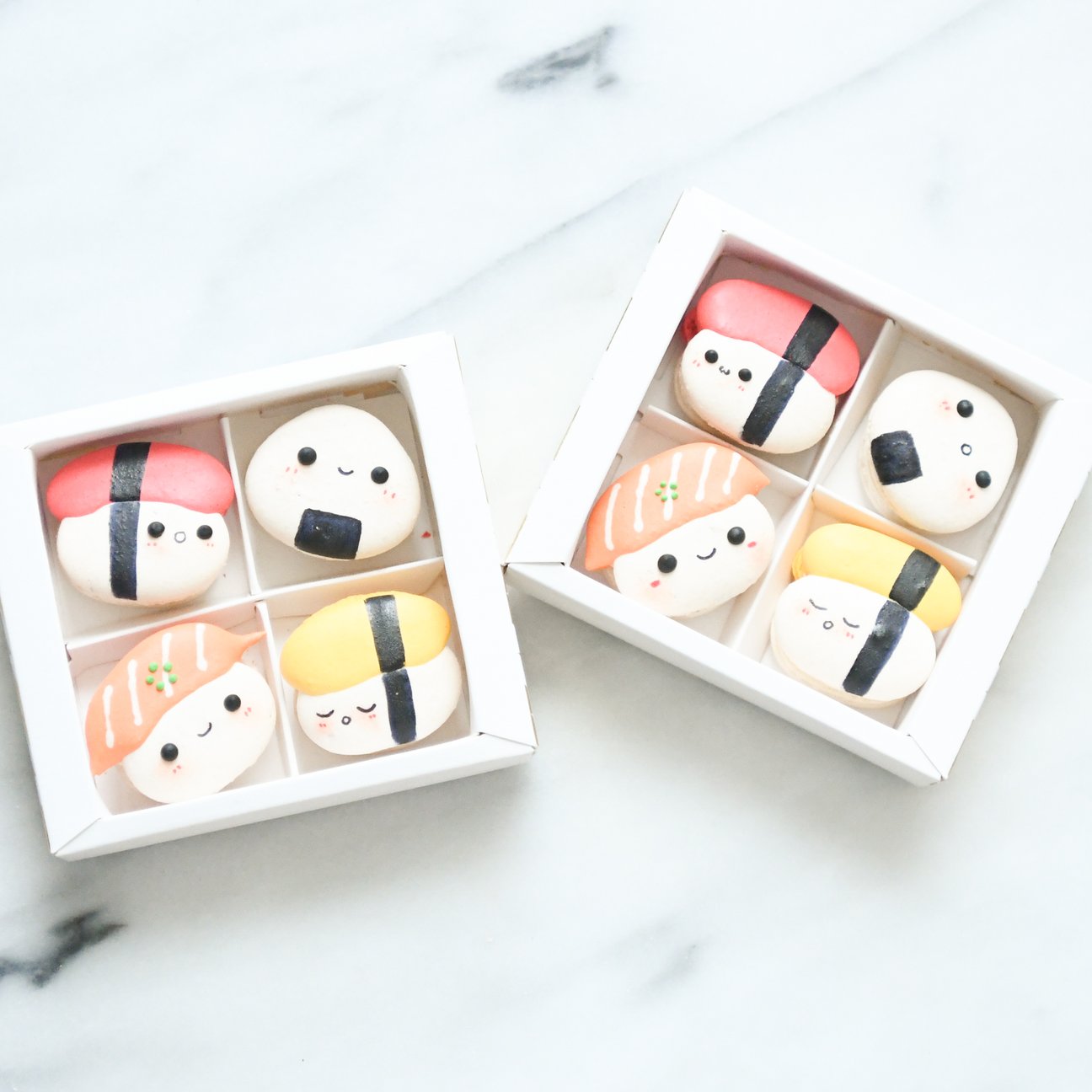 Gift Bundle Sales | 'HAPPY BOX' Version 2 | 2 x Macarons Gift Box + 1 x Brownies Gift Box | Limited Qty 1st 100 |  Only $36.80